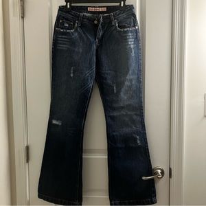 MUDD JEANS | vintage distressed blue jeans | size 7